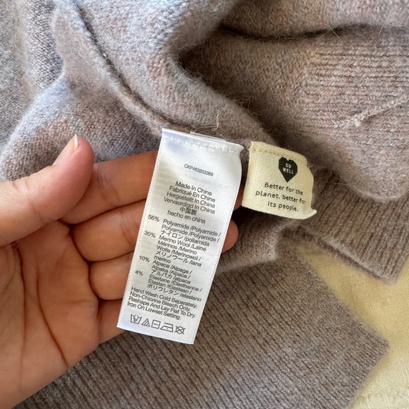 Madewell Grey Merino Wool & Alpaca Cardigan • Size: XS - Picture 6 of 8